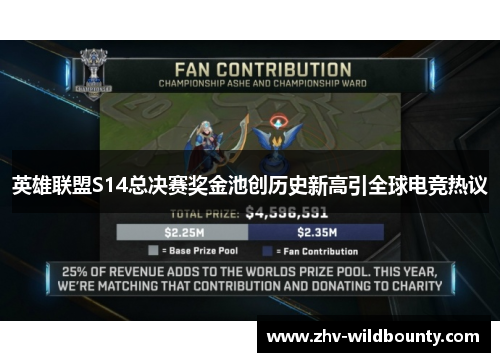 英雄联盟S14总决赛奖金池创历史新高引全球电竞热议